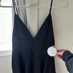 MORE TO COME Aileen Flare Mini Dress in Black Photo 2