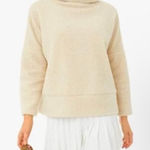 Tuckernuck ‎ Teddy Fleece Rollins cowel neck tan sweatshirt Photo 0