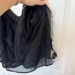 American Eagle  Tiered Cropped Lace Fairycore Tank Top Photo 4