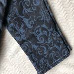 J Brand Brocade Print Skinny Jeans Womens 25 Blue Black Denim Ankle Y2K Fall Photo 7