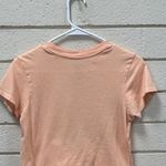 Billabong Orange Graphic Tropical Sunset Cropped Baby Tee size M Photo 5