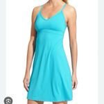 Athleta Size M Shorebreak Athleisure Dress Costal Blue Casual Beach Razor Back Photo 5