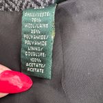 Ralph Lauren Lauren by Women's Gray Herringbone structured Blazer sz 12 Photo 6