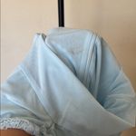 House Of CB NWOT House‎ of Cb Gabbi Blue Ice water Ruffle front Mesh Cocktail Dress sz M Photo 9