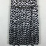 ZARA  Shimmery Metallic Silver Black Ruffle Party Mini Dress Small Photo 8