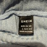 SheIn Women’s Large 2 Piece Set Skirt And Strapless Cropped Tube Top Blue NEW Photo 4