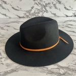 NEW Longlost Fedora Black Wool S/M Wide Brim Classic Modern Everyday Fall Photo 1