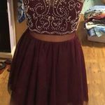 Blondie Apparel Purple Homecoming dress Photo 0