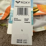 Roxy NWT Pt Beach Classics Floral-Print Halter Bikini Top L Photo 5