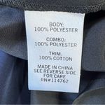 Blue & Black Colorblock Ladder Lace Inlays V Neck Sleeveless Dress Lace & Mesh Size L Photo 6