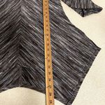 Knox Rose Womens Small Heathered Gray Asymmetrical Hem Boho Peasant Pullover Photo 10