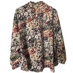 Habitat  Button Front Collard Shirt Painted Garden Size L 34513 Photo 1
