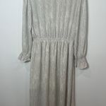 VERO MODA Aware Midi Long Sleeve Semi Sheer Dress Photo 4