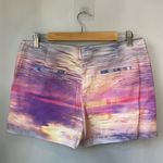 Naf Naf Sunset Side Zip Shorts Purple Size 8 Photo 1