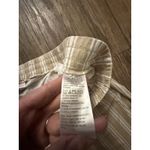 Belle Beach by Kim Gravel Tall Cabana Knit Cropped‎ Beach Pant Size 3X Tan White Photo 4