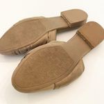 Birdies  Size 6 The Songbird Mules Khaki Green Satin Quilted Mule Flat Slip On Photo 3