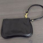 Coach  Poppy Wristlet Wallet Black Patent Leather Gold Zipper Y2K Photo 3
