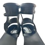 Alexander Wang  Alec Ankle Cuff Black Leather flat sandals 39.5 US 8.5 Photo 4