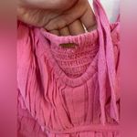 Free People Barbiecore Pink Chloe Cotton Blouse Photo 1