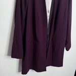 Calvin Klein NWOT Women's Collarless Topper Jacket Purple Size 18W Photo 5