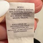 Lucky Brand Small Black Embroidered Cold Shoulder T-Shirt Top Photo 3