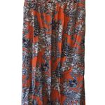 CAbi Style #5250 Calypso Skirt Sz. M Maxi Floral Orange Blue Fall Colors Photo 4