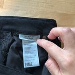 Paige  Verdugo Crop Mid-Rise Black Skinny Jeans, 27 Photo 8