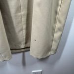 Vintage Womens Dress 7/8 Tan Cream Milkmaid Bust Bow Waist Detail Mini 90s Posh Photo 5