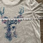 Aeropostale  Sweatshirt Women’s XL Gray Free State Darling Deer Artsy Soft Y2K Photo 6