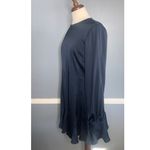 Adelyn Rae  Navy Blue Crewneck Babydoll Shift Dress Dress Small Photo 4