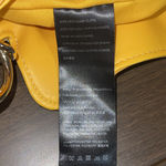 Badgley Mischka NWTs Yellow Buttery Soft Handbag/Crossbody w/Snakeskin Handle Photo 6