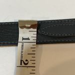 VTG Justin Genuine Leather Top Grain Cowhide Gray Silver Tone Buckle 38 Belt Photo 8