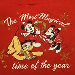 Disney  “the most magical time of the year” Mickey Mouse holiday shirt size small Photo 1