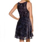 Free People Blue Combo ELLIE Velvet Burnout Mini Swing Dress Sz XS Photo 11