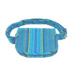 Quilted Koala Belt Bag Happy Blue Stripes Photo 0