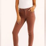 Free People  Womens 27 Brownish Skinny Mid-rise Jeans Stretch Denim Cotton. EUC Photo 0