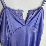 Diane Von Furstenberg  Vintage *Flaws* Purple Long Nylon Nightgown Dress Medium Photo 1
