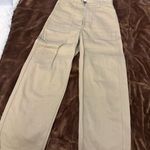 Stockholm Atelier Beige High Waisted Pants Photo 1