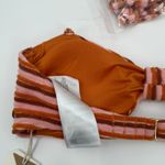 Billabong Bikini Top Size Large NWT Eco Tides Terry Betty Bandeau Straps Stripe Photo 10