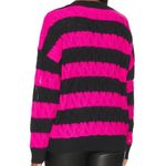 Steve Madden  Karli Striped Sweater in Pink Glo Small REVOLVE $89 NWT Knitwear Photo 3