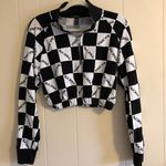 Forever 21 Half Zip Cropped Pullover Sweatshirt Photo 0