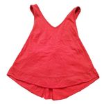 Free People  Tank Top Women Small Y-Strap Orange Amelia We The Free Top Travel Photo 3