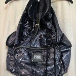 PINK - Victoria's Secret  Navy Sequin Backpack Photo 0