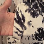 Cole Haan Contemporary Double Breasted Trench Coat Women's 8 Navy Ivory Feminine Black Photo 3