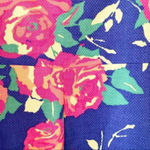 Lands End Blue Floral Sundress Size 16‎ Textured Coastal Grandma Southern Style Blue Photo 6