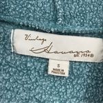 Vintage Havana  Turquoise Leopard Print Pullover Hoodie Size Small Photo 1