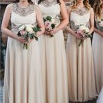 Adrianna Papell NEW $420 BHLDN  Kyle Gown - Wedding Maxi Dress Z422-5 Photo 4