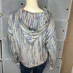 Anthropologie Sundry Shibori Cozy Hoodie Heather Gray Tie Dye Size 1/Small Photo 2