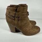 Limelight Jenelle Brown Braided Ankle Boots - Women’s Size 9 Boho Western Bootie Photo 1