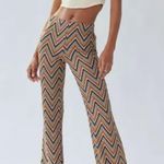 Urban Outfitters Bryan Geometric High Waisted Flare Pants size small Photo 0